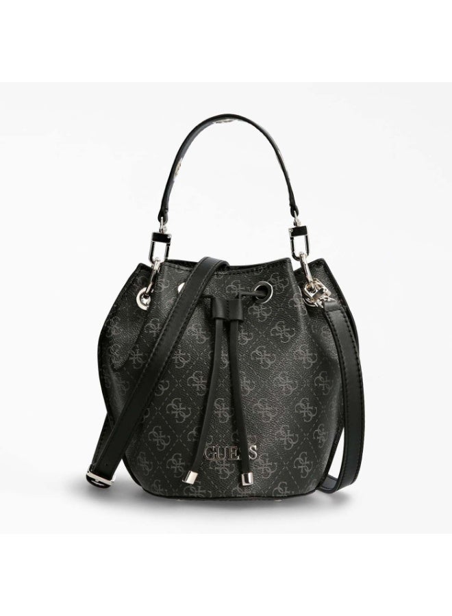 Guess Washington Mini Handbag – Black & Gray, Stylish Everyday Design - Image 1